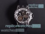 Swiss Replica Roger Dubuis Excalibur Spider Flying Tourbillon Black Rubber Strap Watch